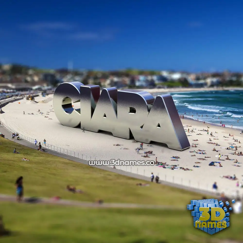 ciara in Bondi Beach style - 3D name wallpaper
