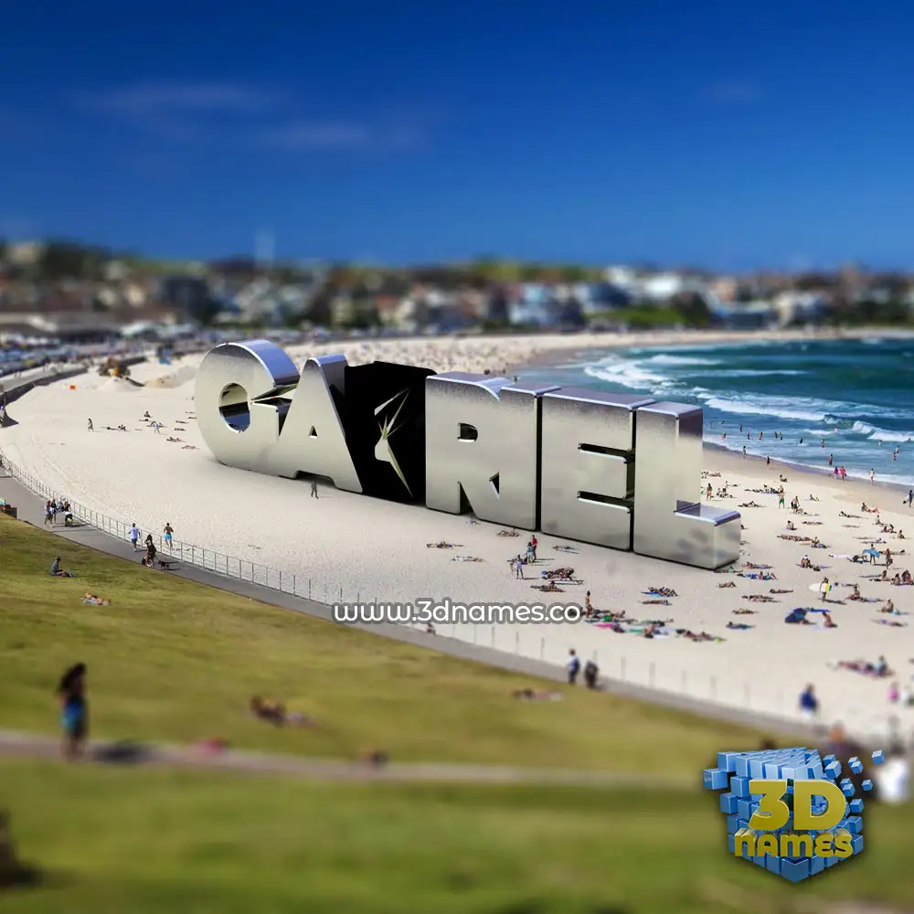 gabriel in Bondi Beach style - 3D name wallpaper