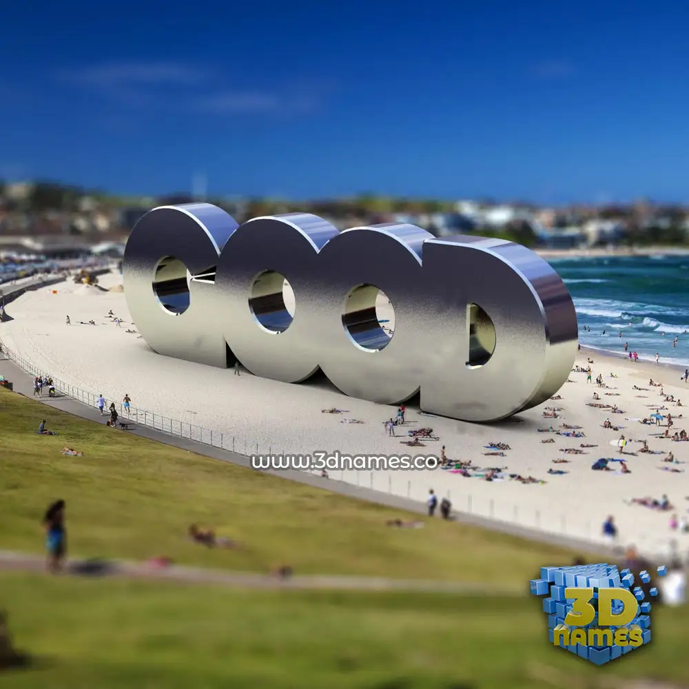 good in Bondi Beach style - 3D name wallpaper