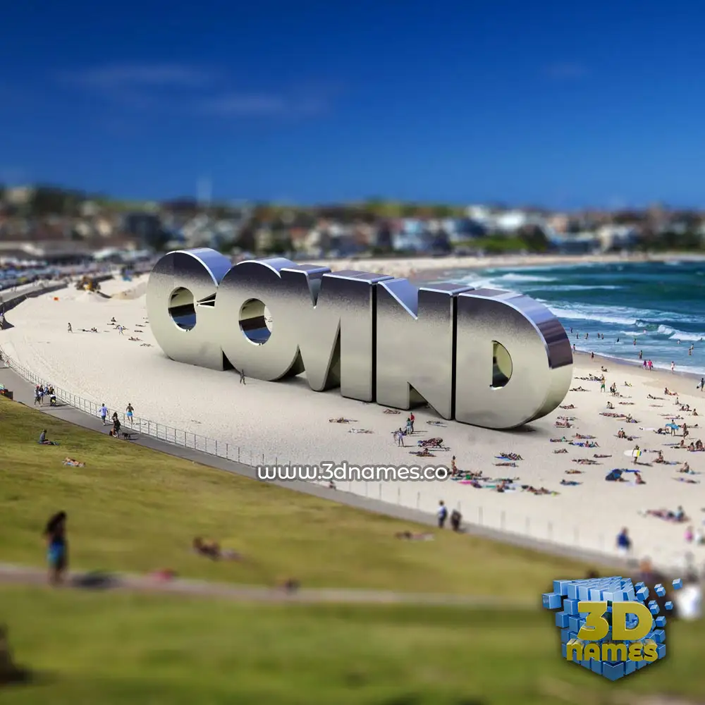 govind in Bondi Beach style - 3D name wallpaper