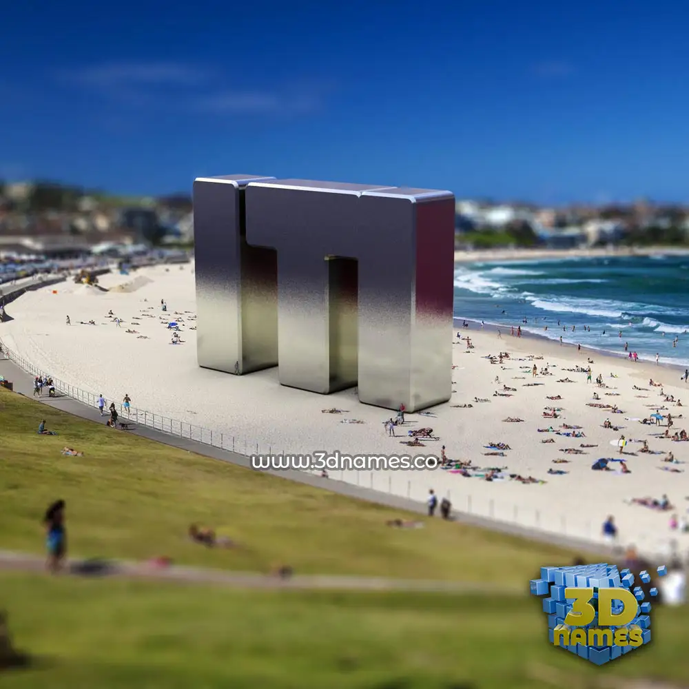 iti in Bondi Beach style - 3D name wallpaper