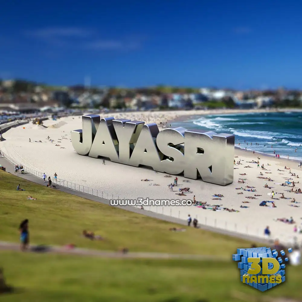jayasri in Bondi Beach style - 3D name wallpaper