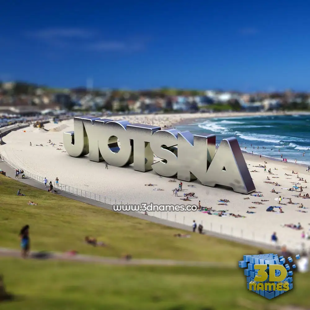 jyotsna in Bondi Beach style - 3D name wallpaper