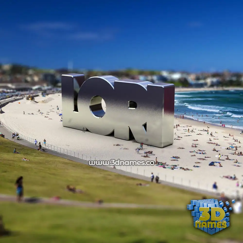 lori in Bondi Beach style - 3D name wallpaper