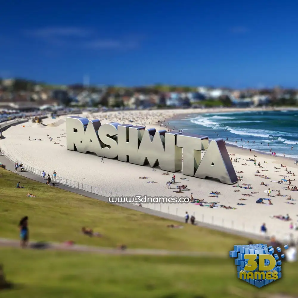 rashmita in Bondi Beach style - 3D name wallpaper