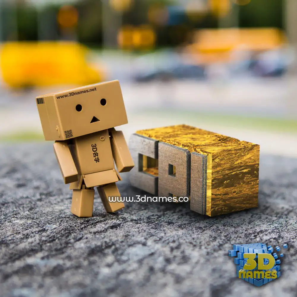 cpi in Hello Danbo style - 3D name wallpaper