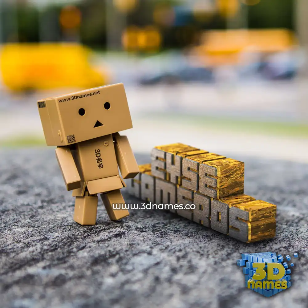 eyse gamer05 in Hello Danbo style - 3D name wallpaper