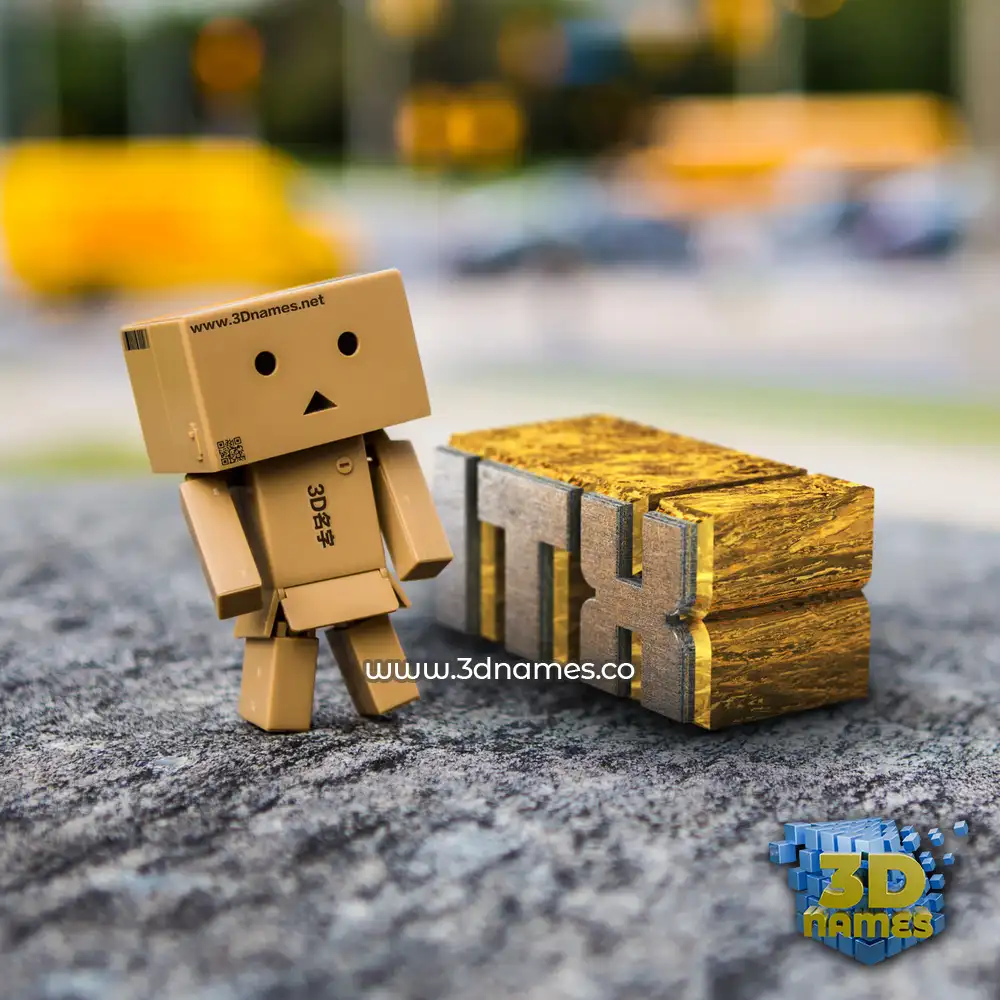 itx in Hello Danbo style - 3D name wallpaper