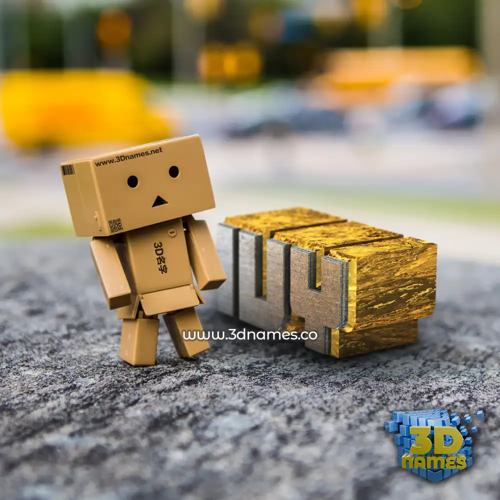 ivy in Hello Danbo style - 3D name wallpaper