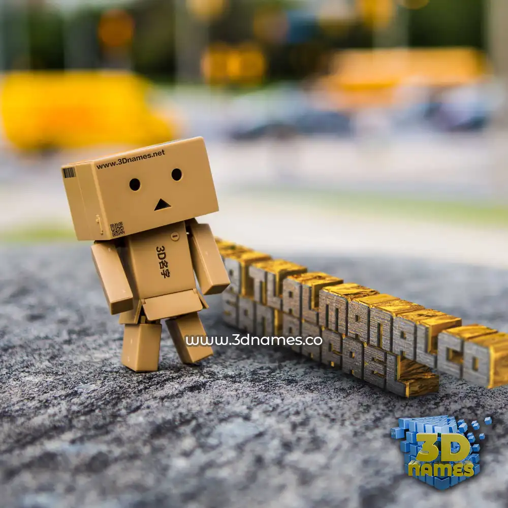 moda tlalmanalco san rafael in Hello Danbo style - 3D name wallpaper