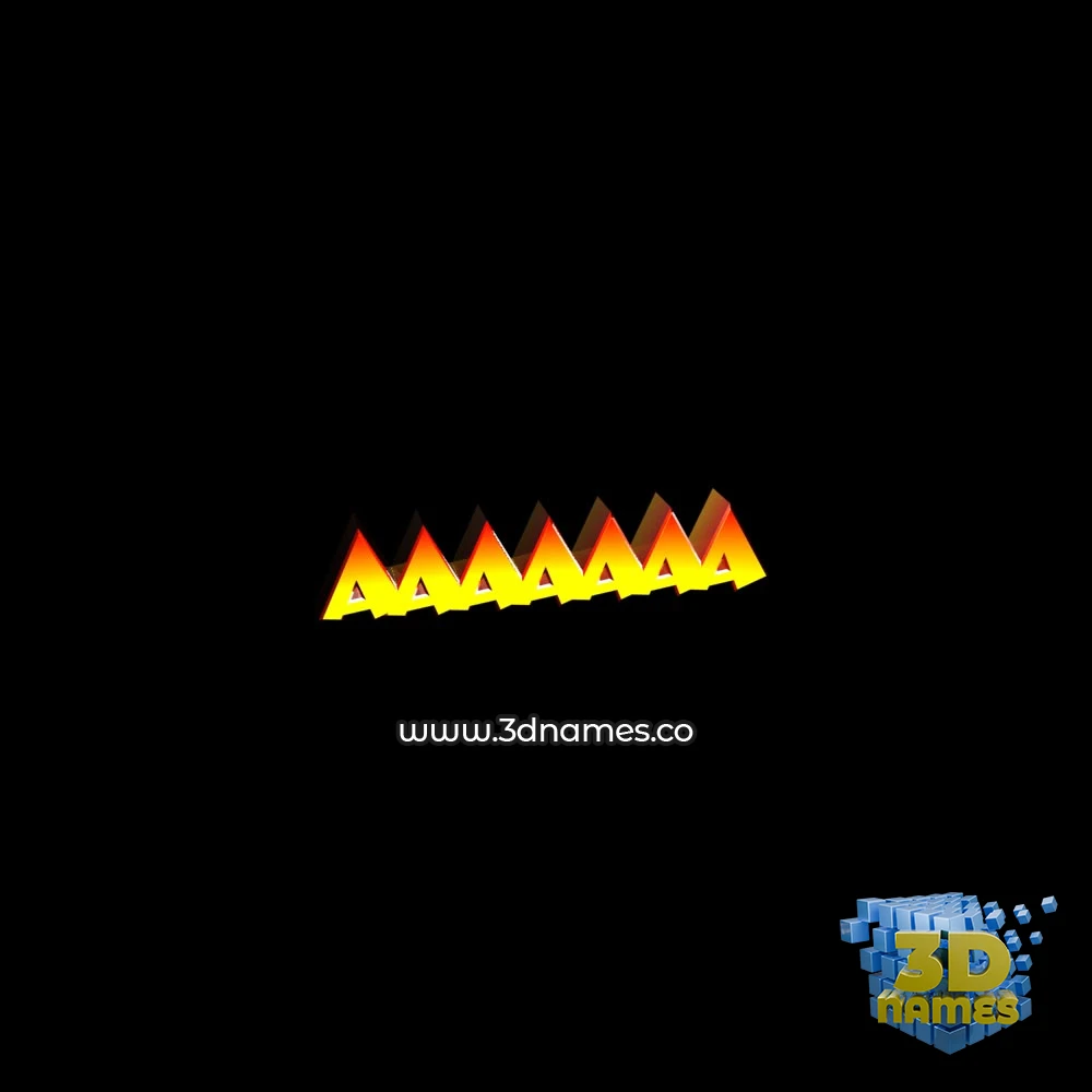 aaaaaaa in Black Background style - 3D name wallpaper