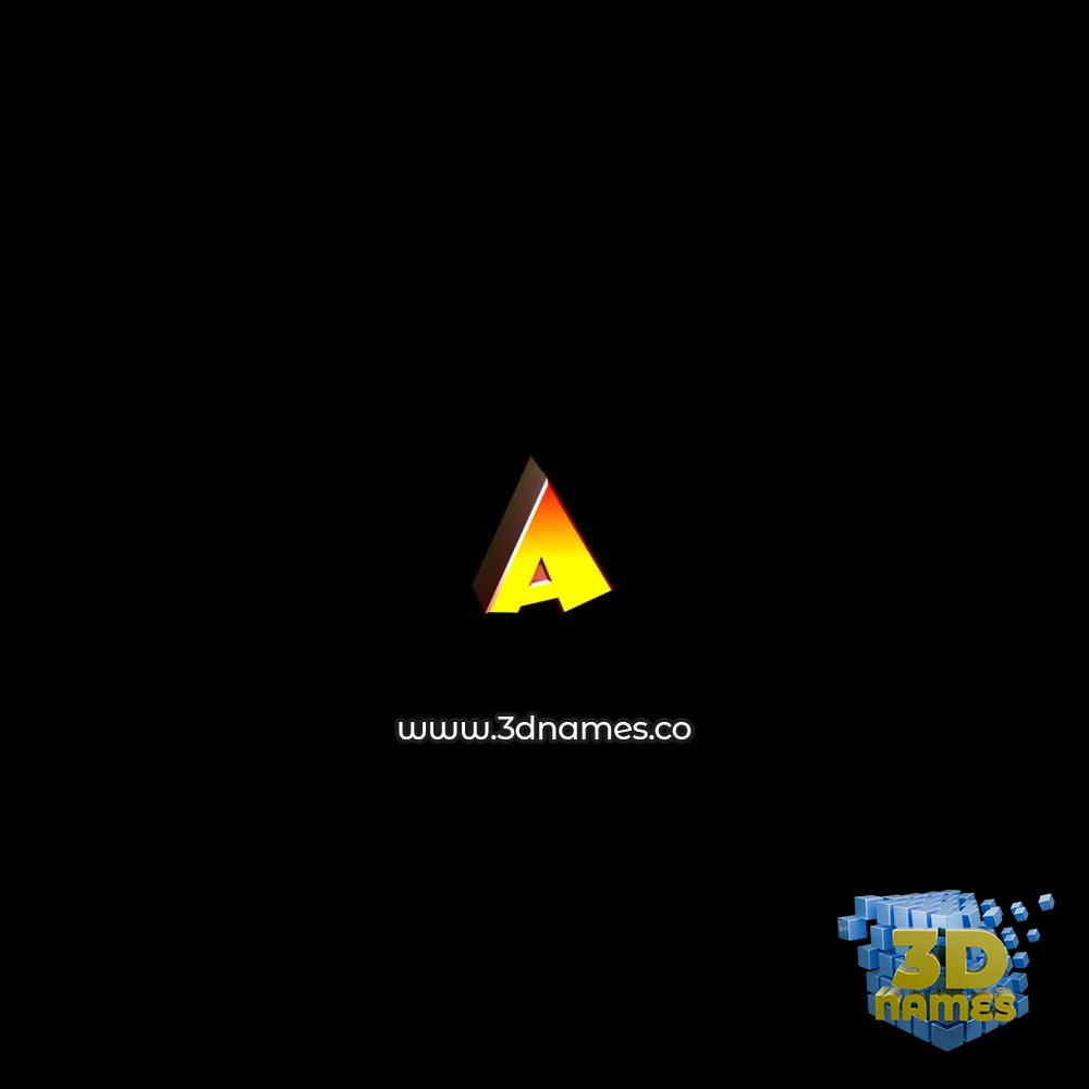 aabir in Black Background style - 3D name wallpaper