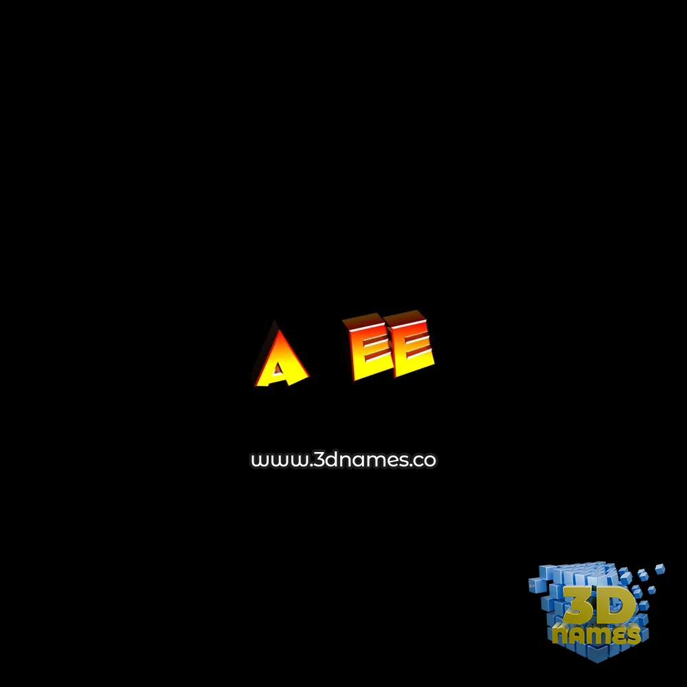 aarfeen in Black Background style - 3D name wallpaper