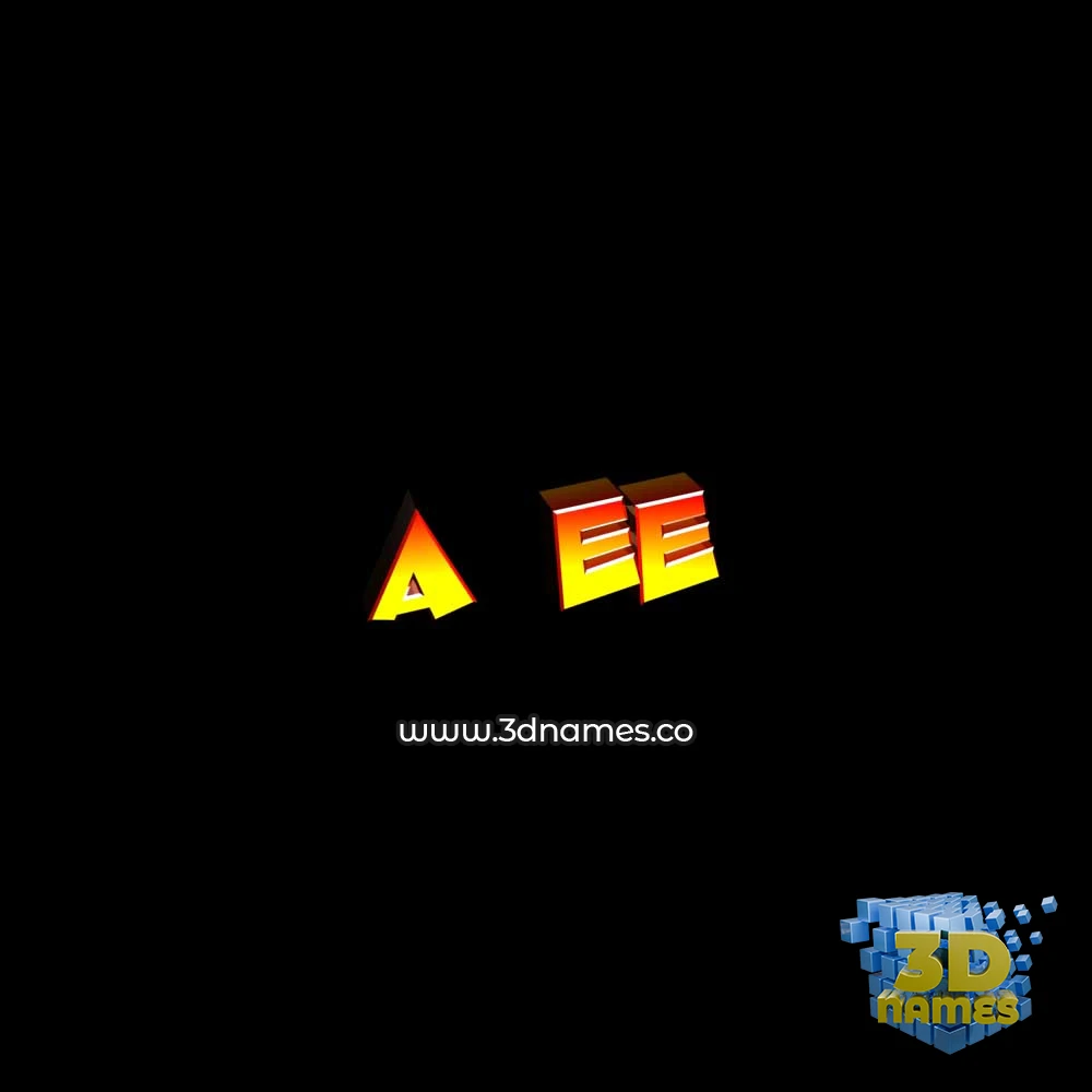 aartee in Black Background style - 3D name wallpaper