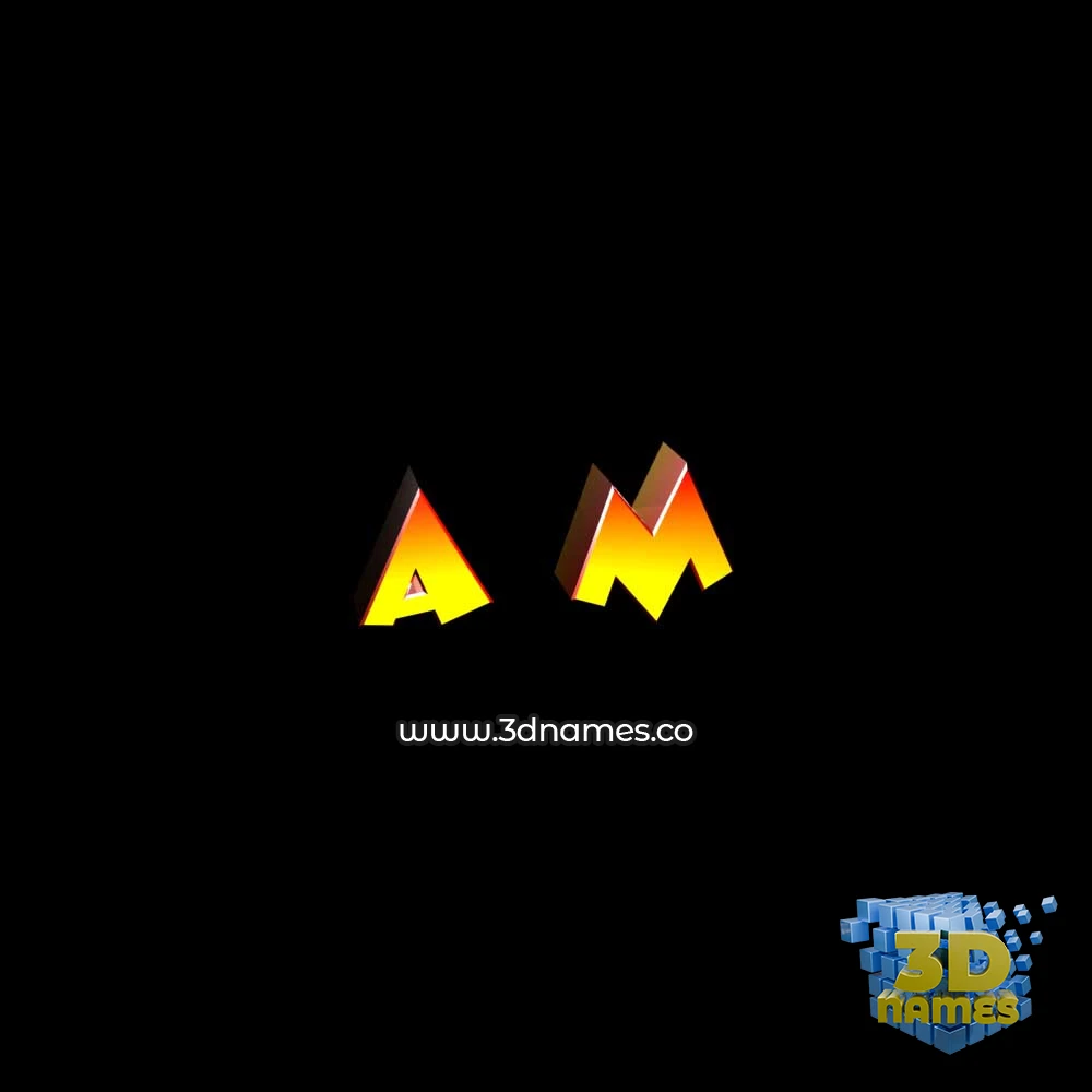 aazim in Black Background style - 3D name wallpaper