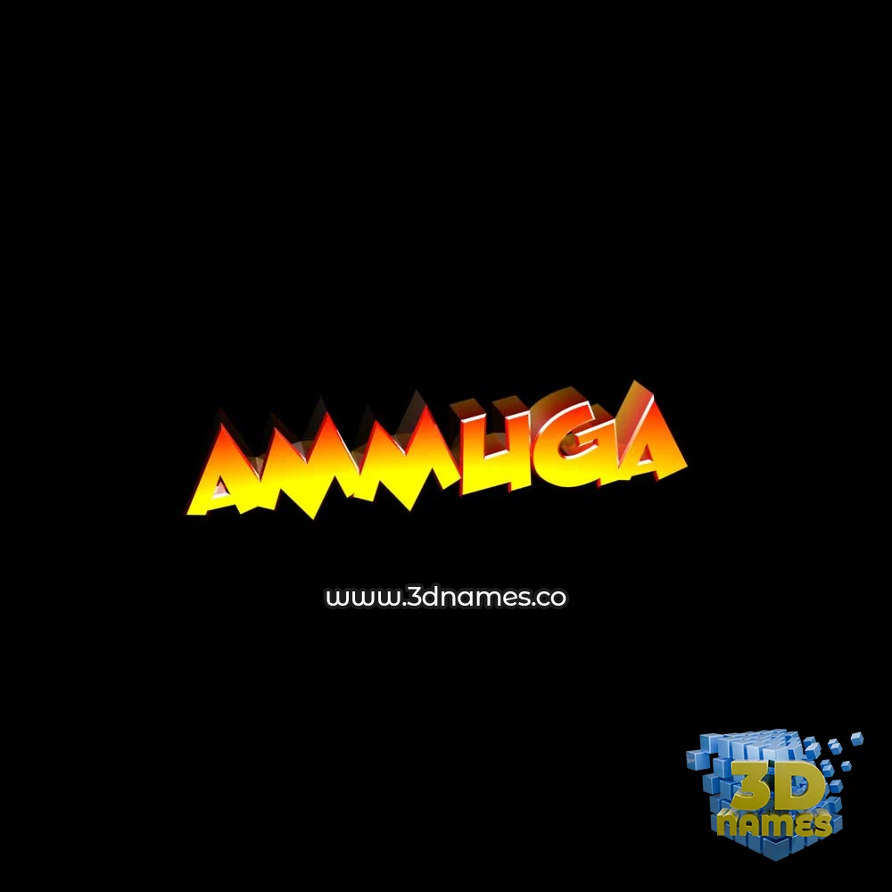 ammuga in Black Background style - 3D name wallpaper