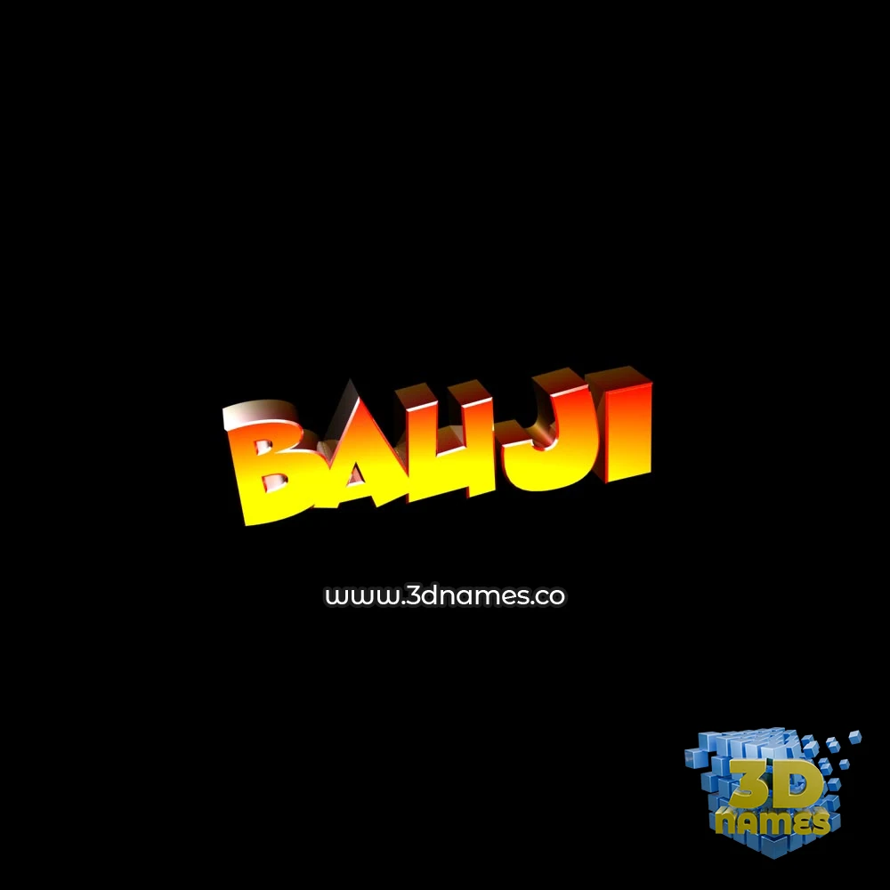 bauji in Black Background style - 3D name wallpaper