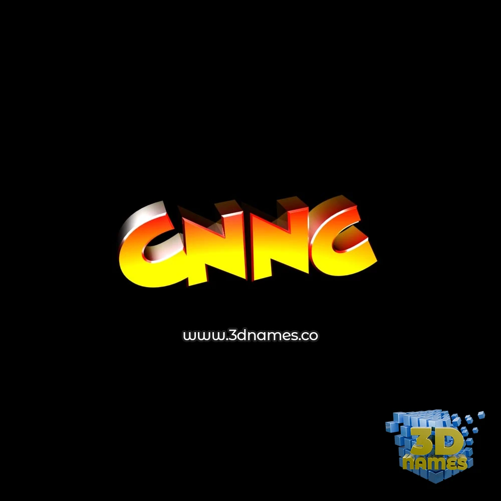 cnnc in Black Background style - 3D name wallpaper