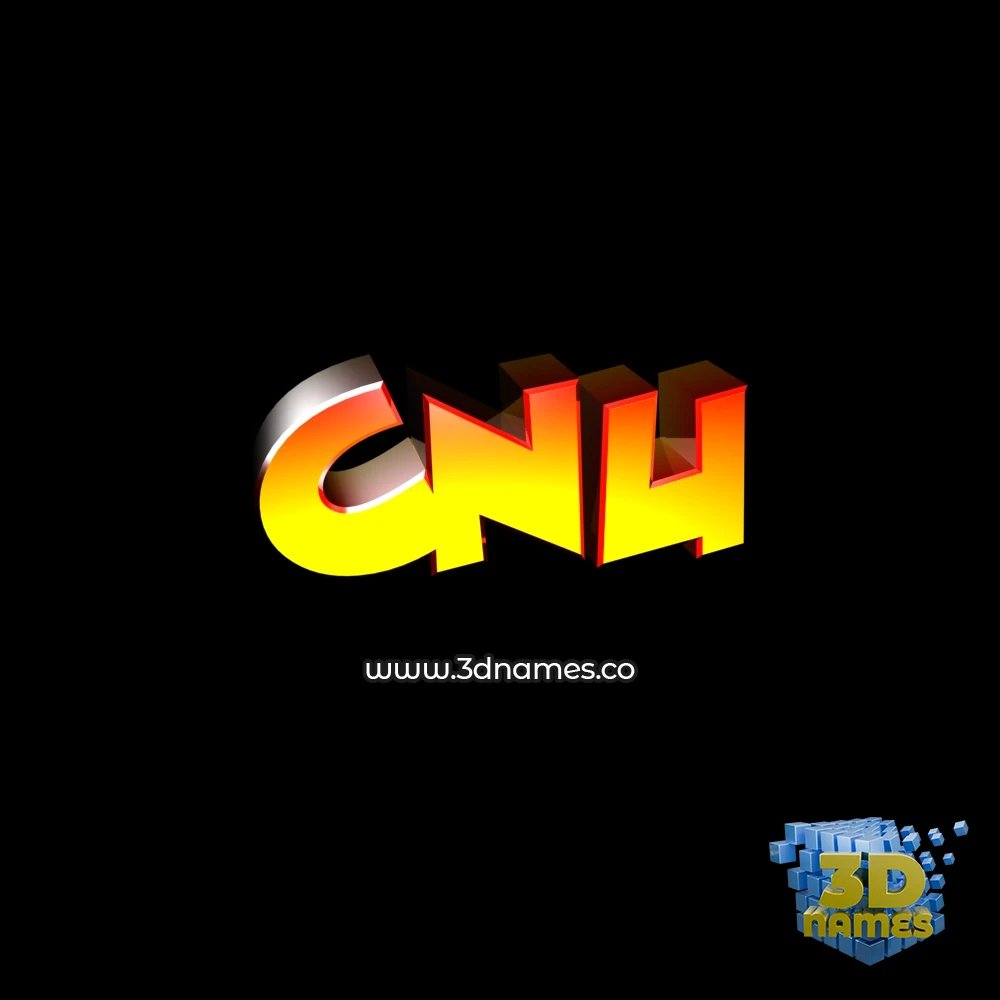 cnu in Black Background style - 3D name wallpaper