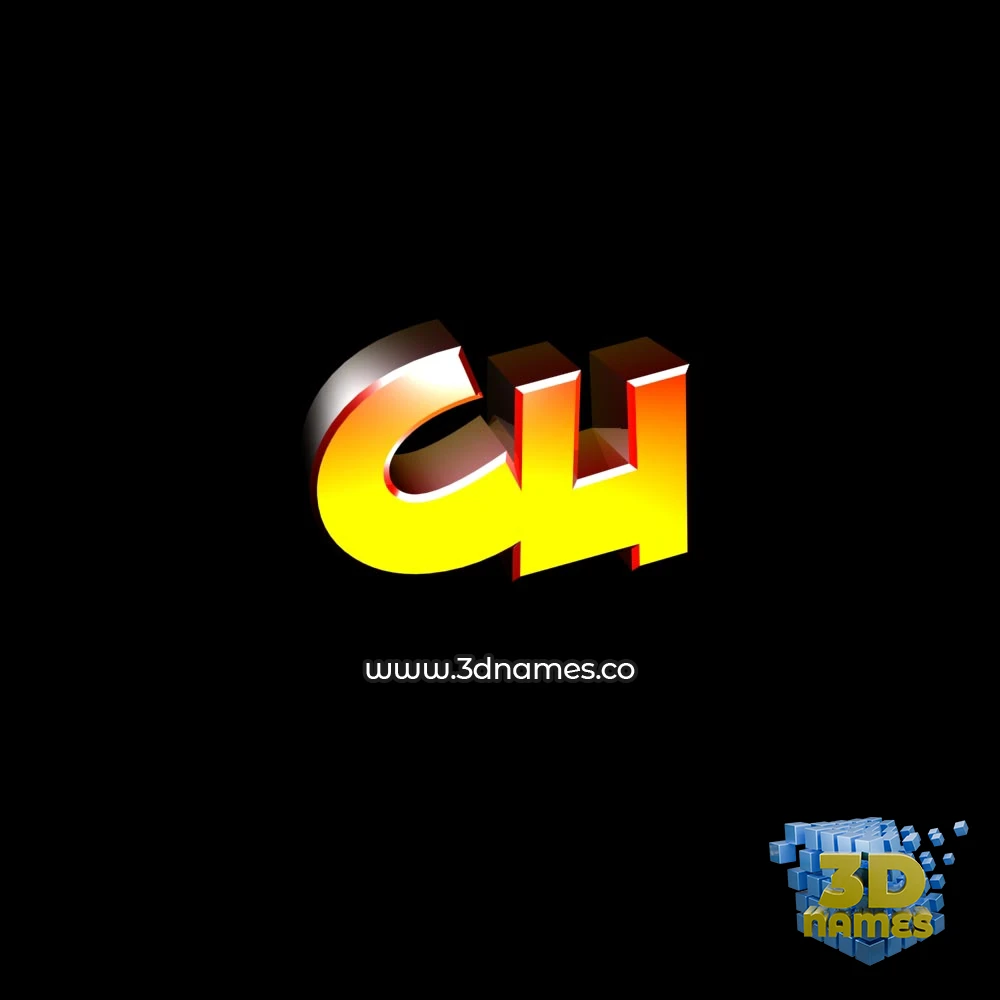 cu in Black Background style - 3D name wallpaper