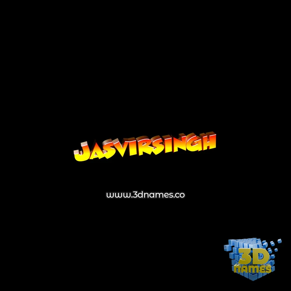 jasvirsingh in Black Background style - 3D name wallpaper