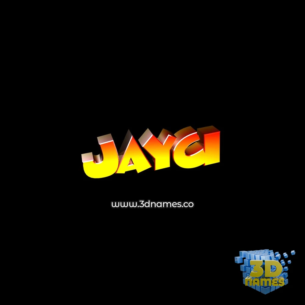 jayci in Black Background style - 3D name wallpaper