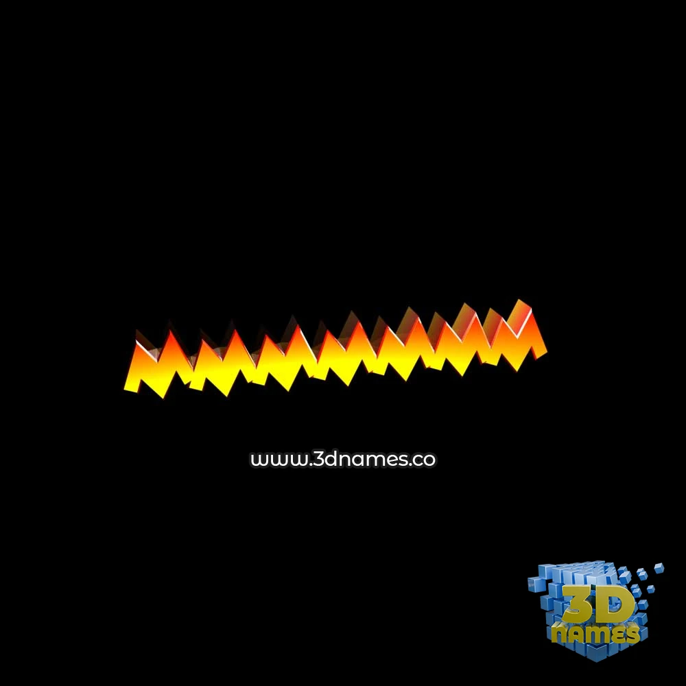 mmmmmmm in Black Background style - 3D name wallpaper