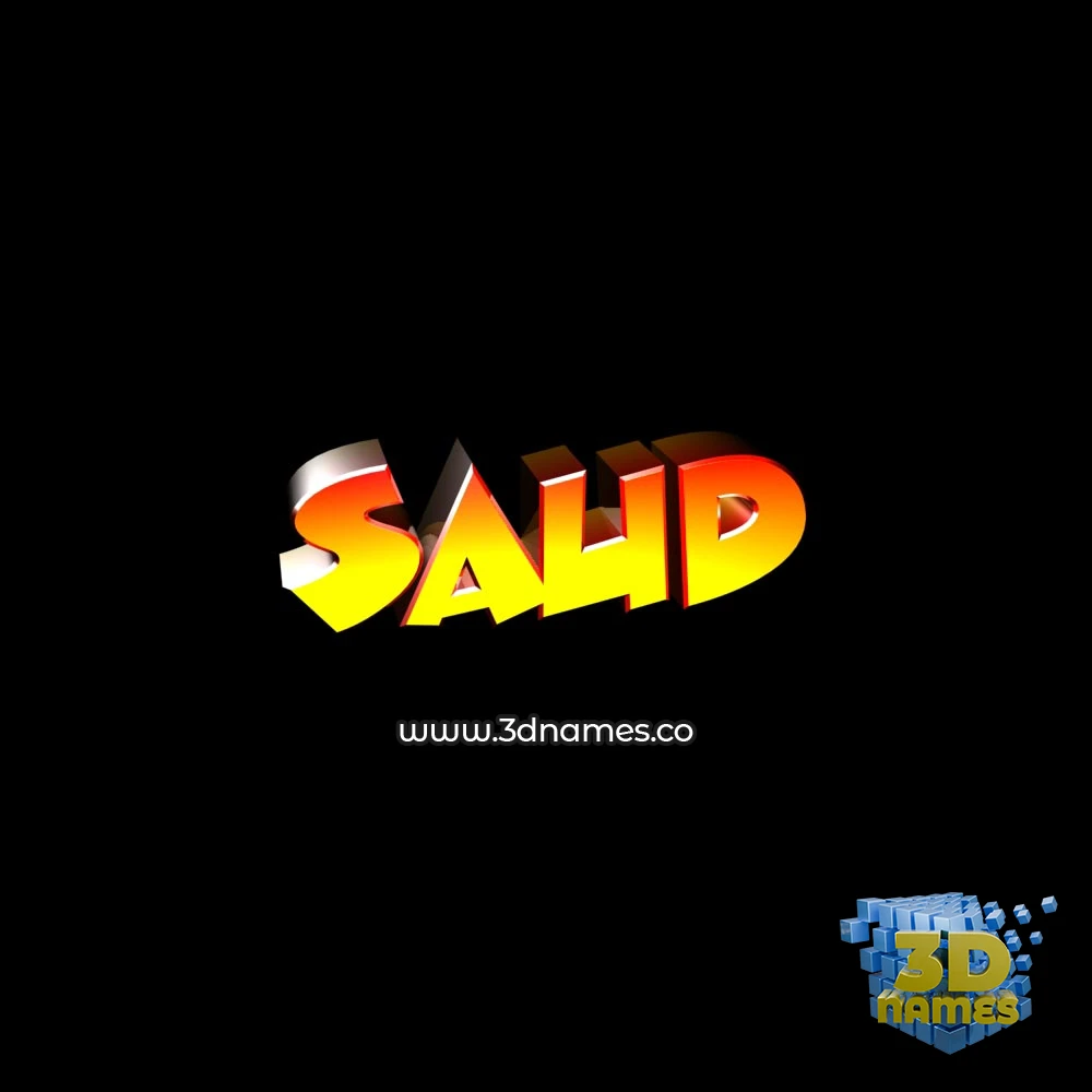 saud in Black Background style - 3D name wallpaper