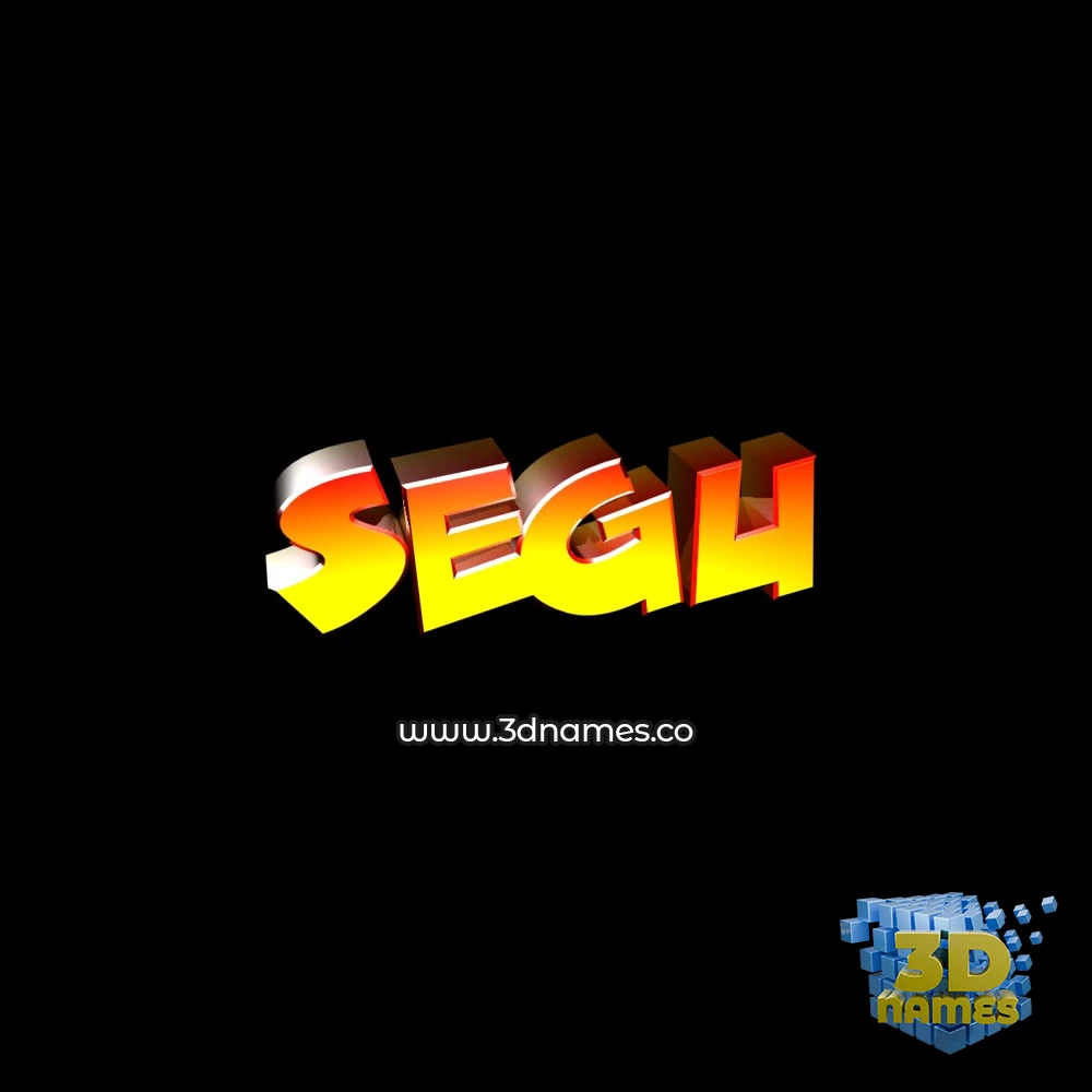 segu in Black Background style - 3D name wallpaper