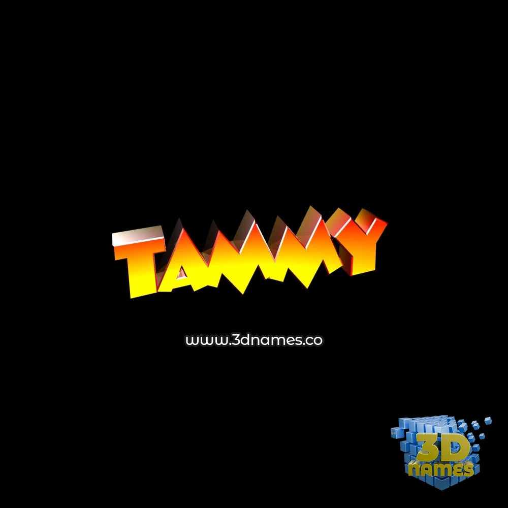 tammy in Black Background style - 3D name wallpaper