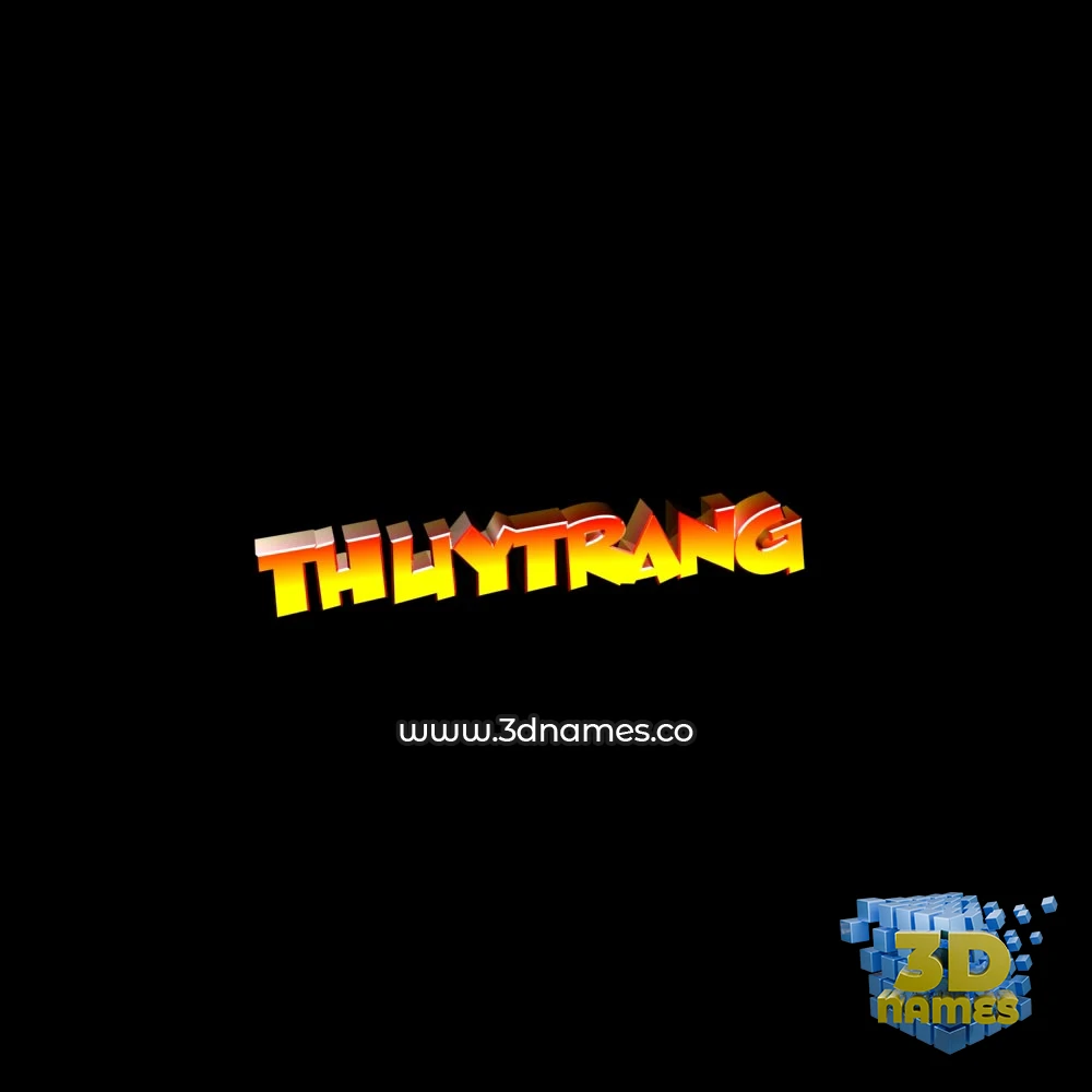 thuytrang in Black Background style - 3D name wallpaper