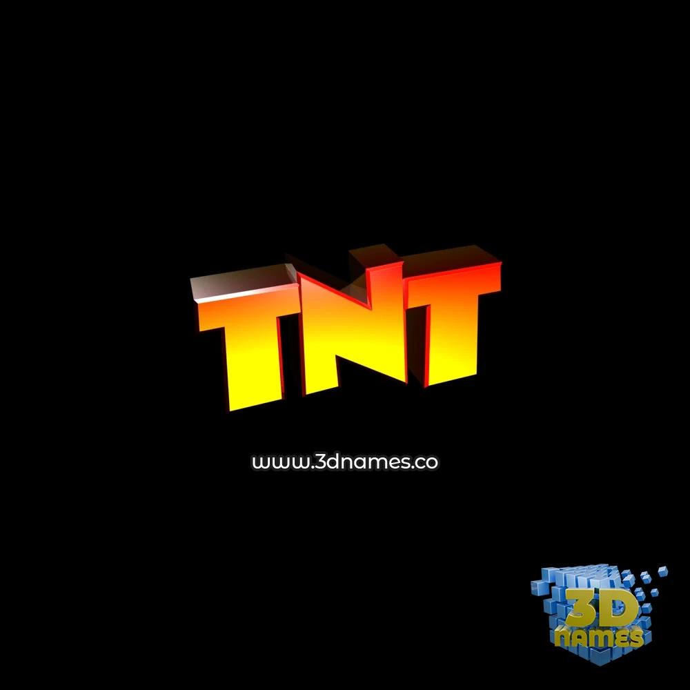 tnt in Black Background style - 3D name wallpaper