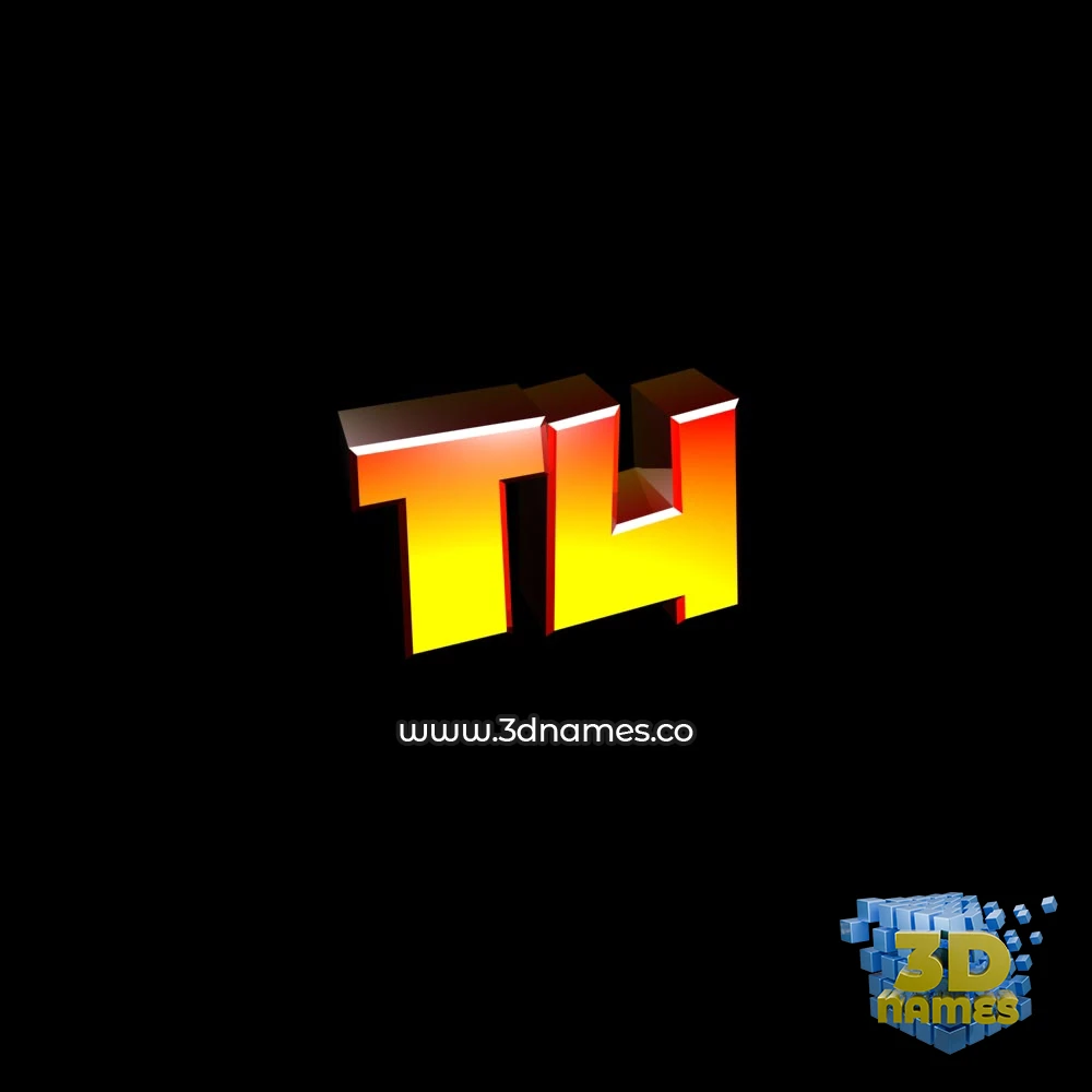 tu in Black Background style - 3D name wallpaper