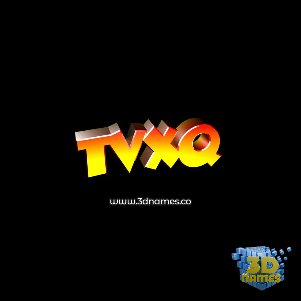 tvxq in Black Background style - 3D name wallpaper