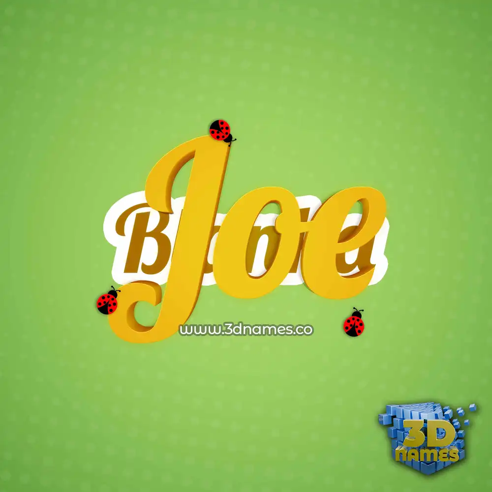 blanka in Ladybugs style - 3D name wallpaper