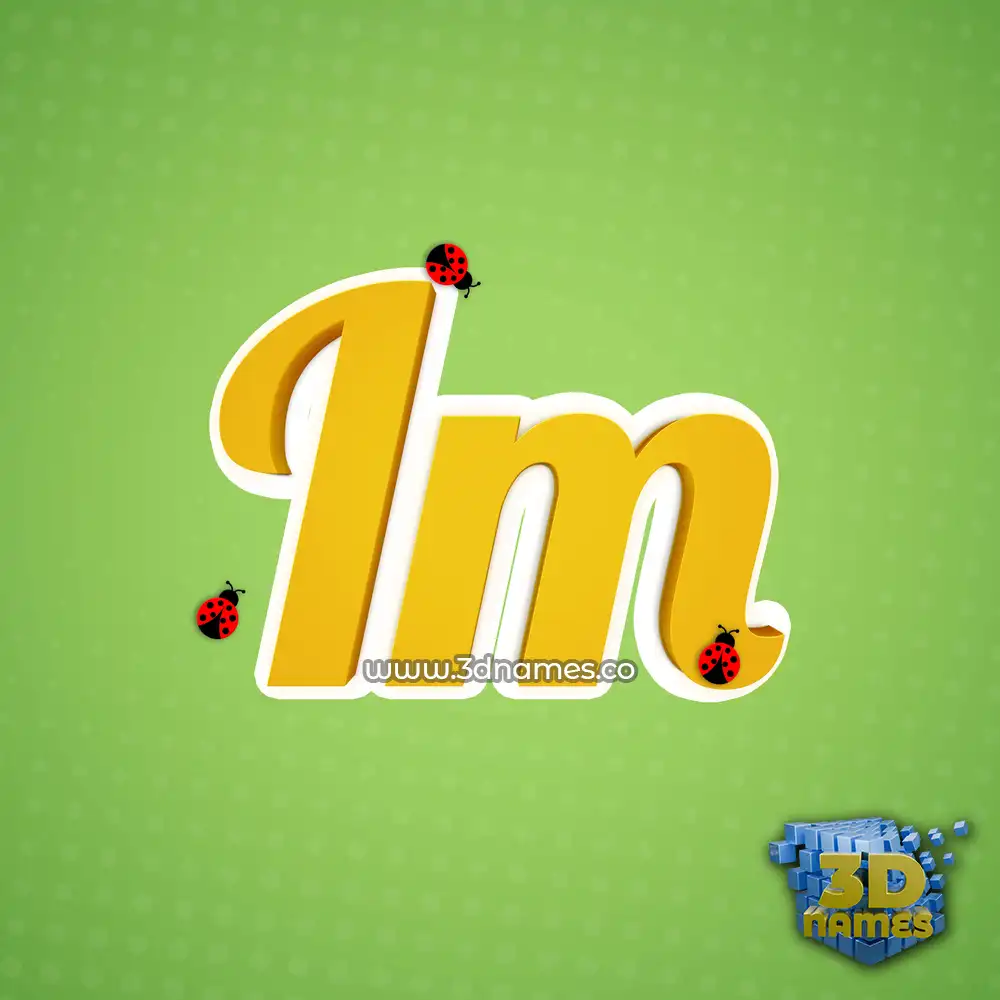 im in Ladybugs style - 3D name wallpaper