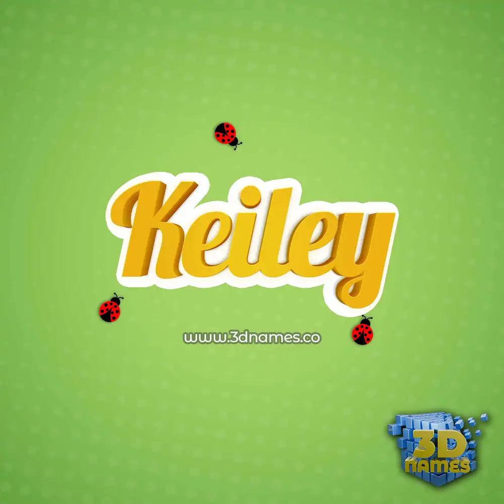 keiley in Ladybugs style - 3D name wallpaper