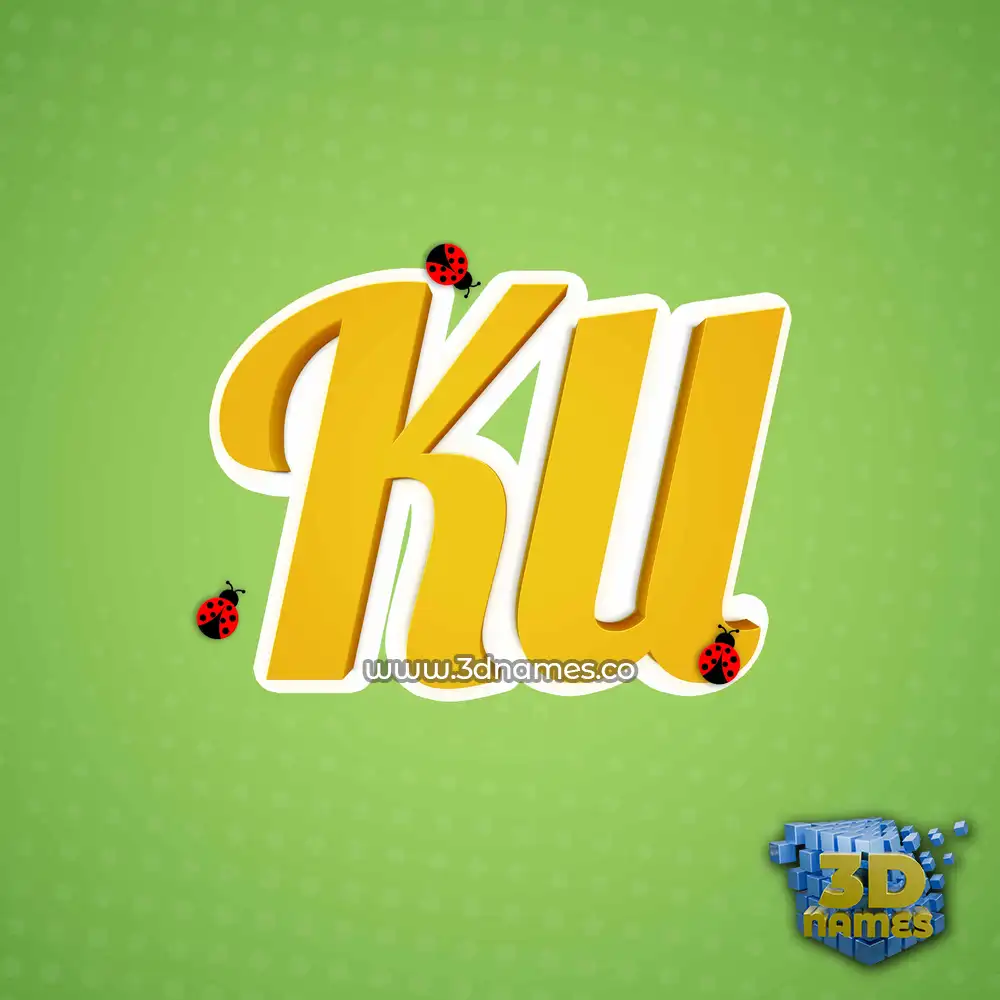 kll in Ladybugs style - 3D name wallpaper