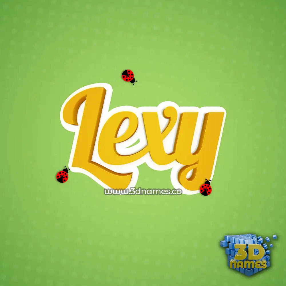 lexy in Ladybugs style - 3D name wallpaper