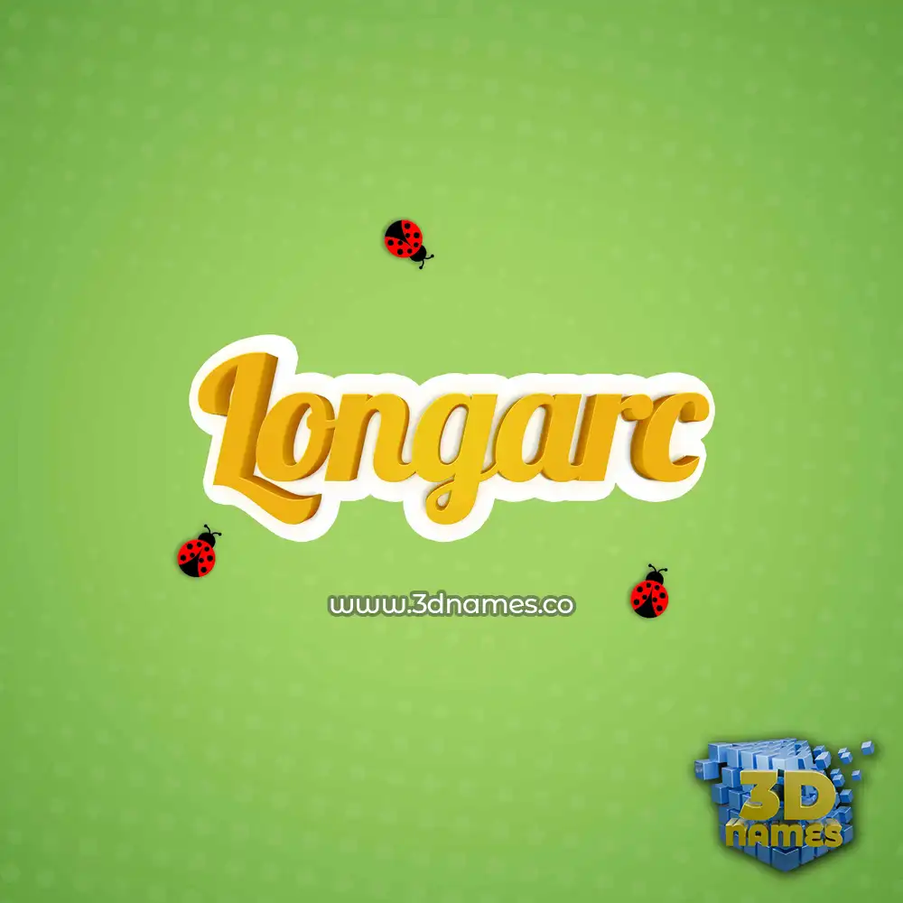 longarc in Ladybugs style - 3D name wallpaper