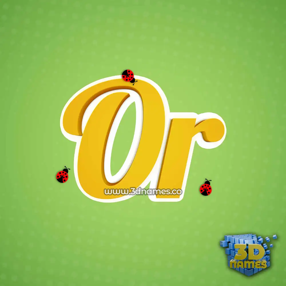or in Ladybugs style - 3D name wallpaper