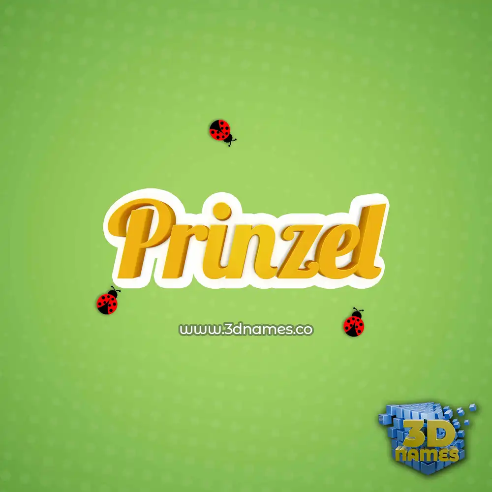 prinzel in Ladybugs style - 3D name wallpaper