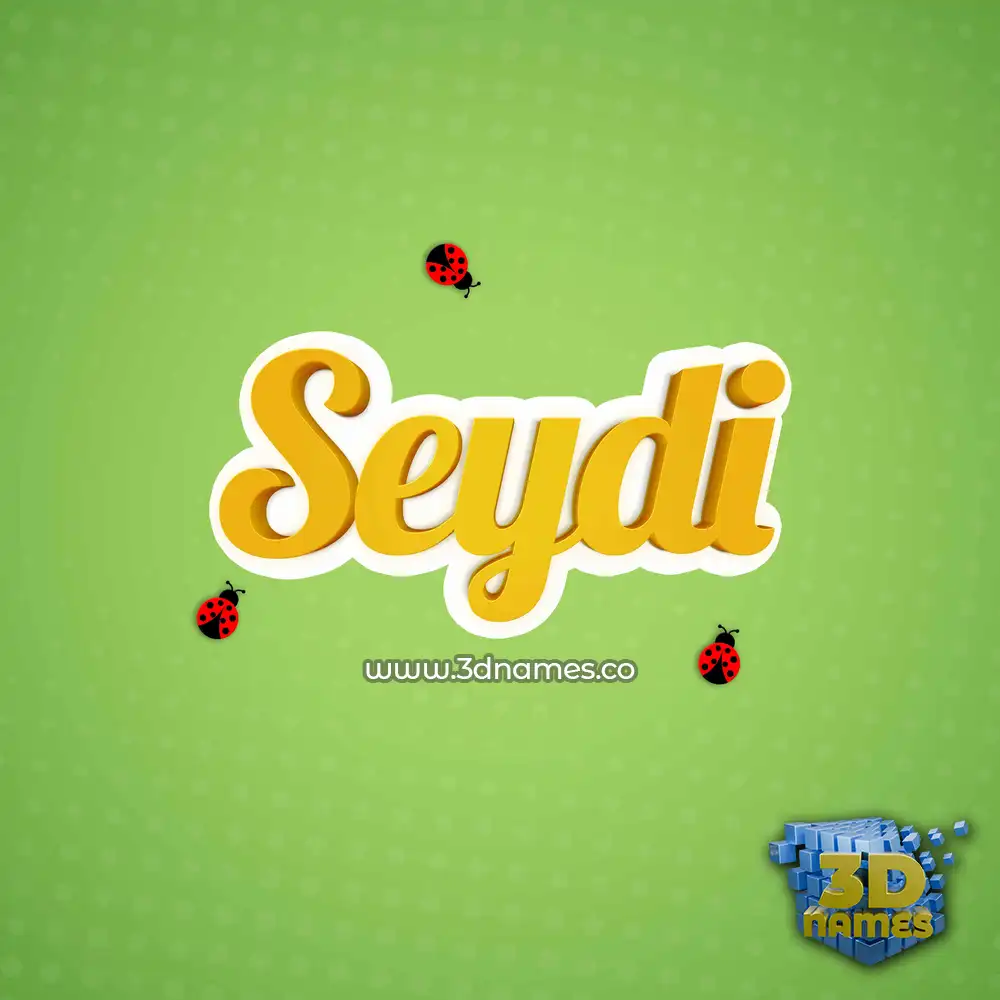 seydi in Ladybugs style - 3D name wallpaper