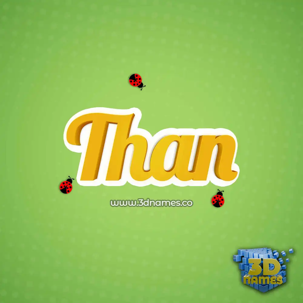 than in Ladybugs style - 3D name wallpaper
