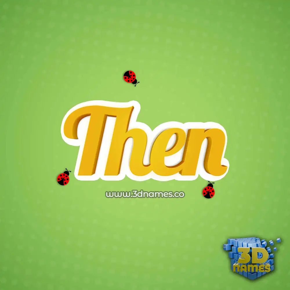 then in Ladybugs style - 3D name wallpaper