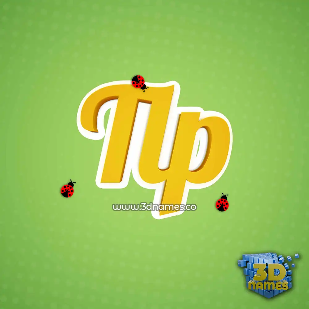 tlp in Ladybugs style - 3D name wallpaper