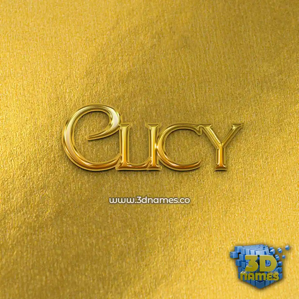 clicy in All Gold style - 3D name wallpaper