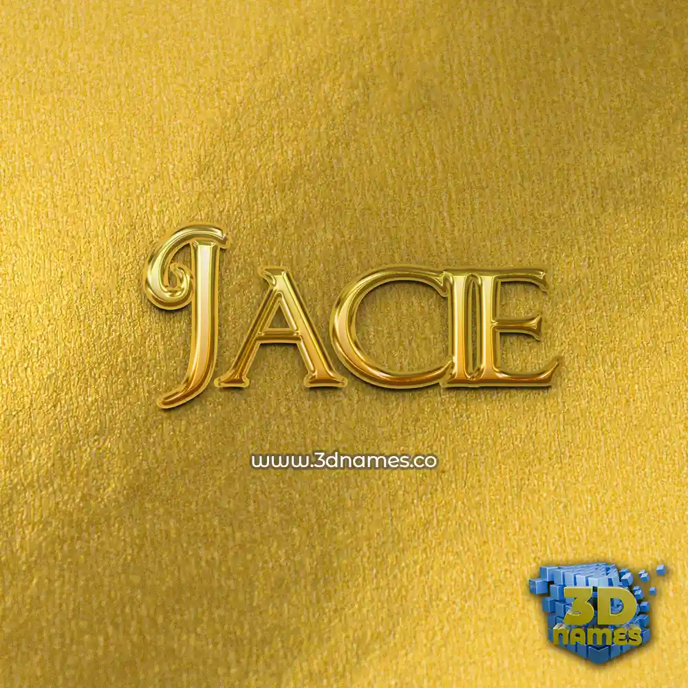 jacie in All Gold style - 3D name wallpaper