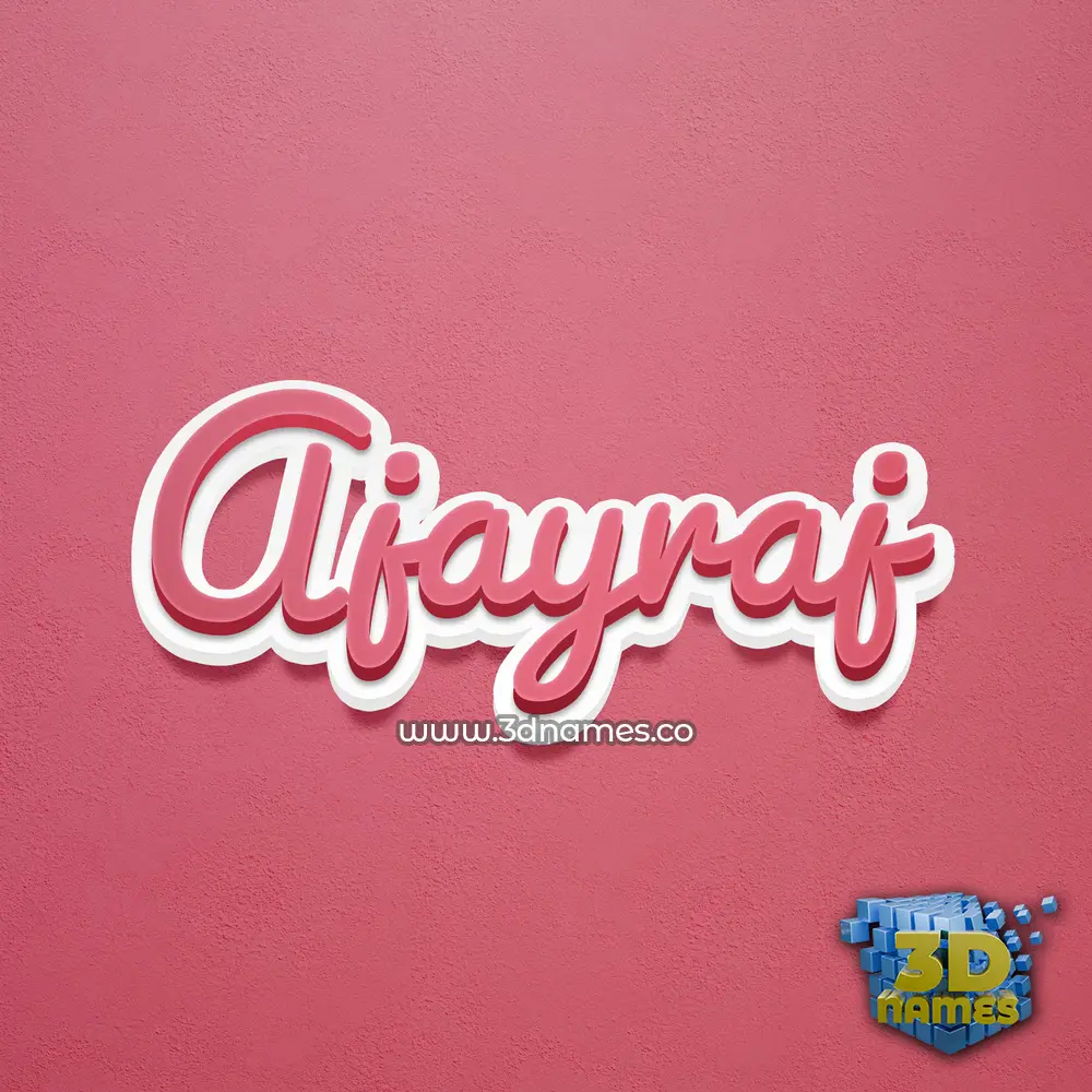 ajayraj in Red Scribble style - 3D name wallpaper