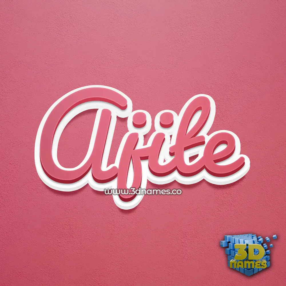 ajite in Red Scribble style - 3D name wallpaper